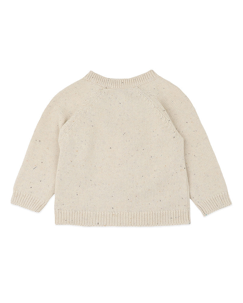 Bébé by Minihaha CHARLIE KANGAROO ORGANIC KNITTED CARDIGAN