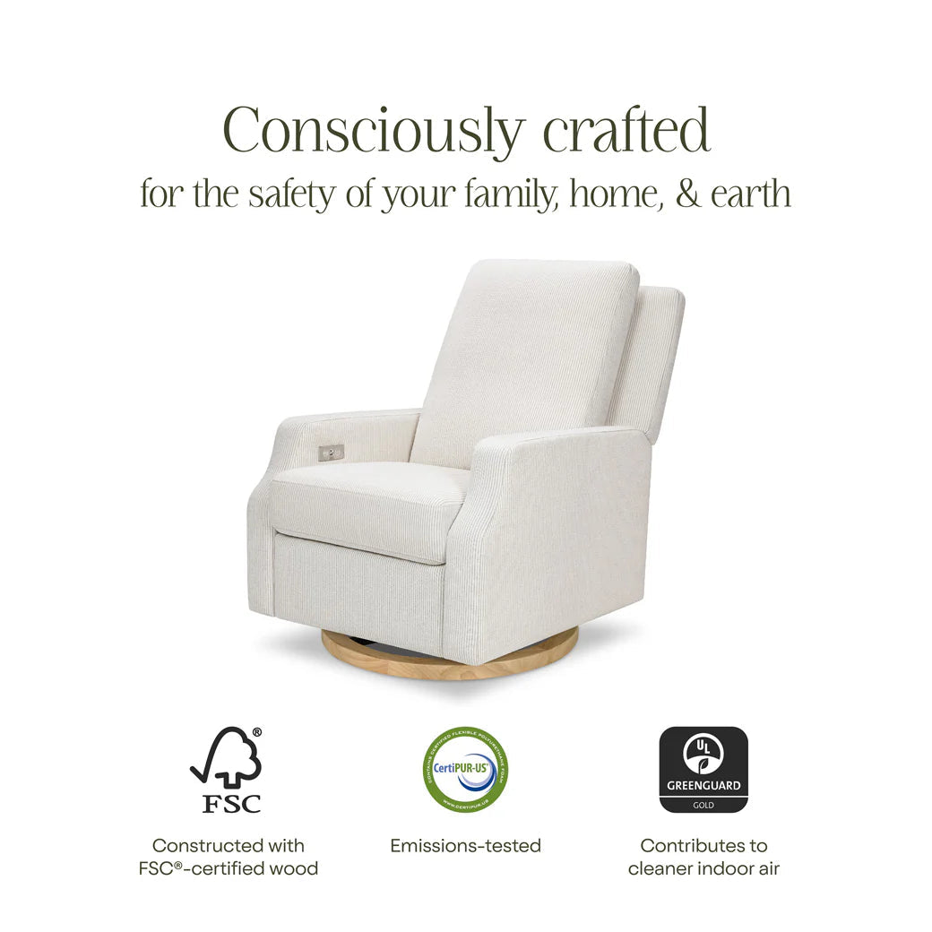 Sisi & Sash Hampton Electric Recliner Chair - Dove Grey