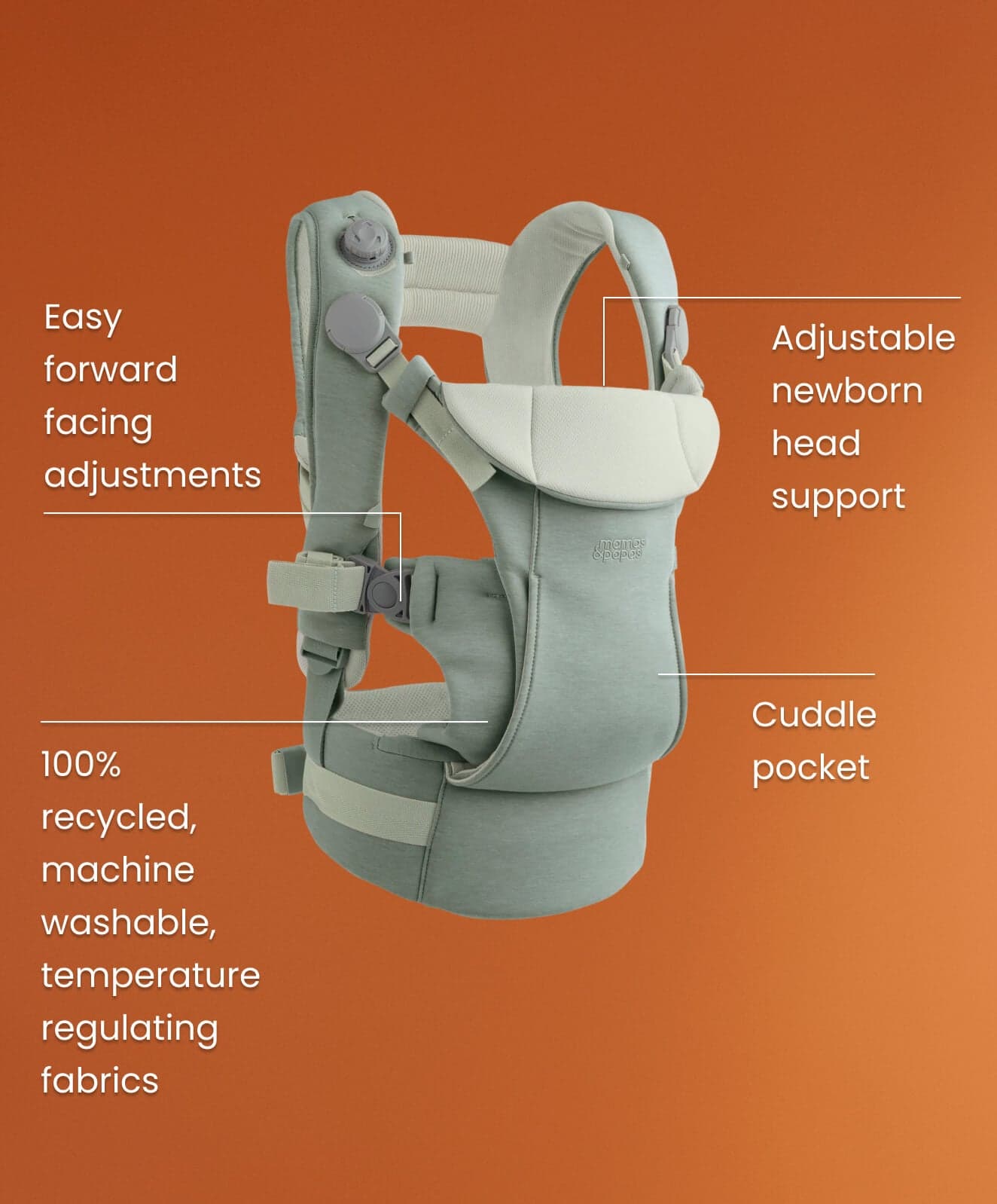 Mamas & Papas Kudo Baby Carrier - Cashmere
