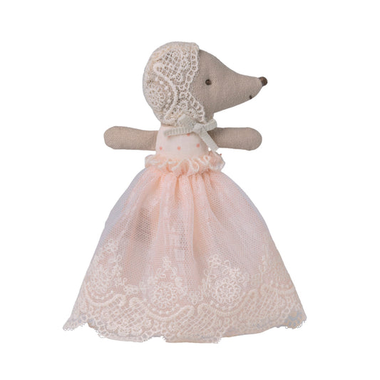 Maileg Baby Mouse in
Gown - Powder