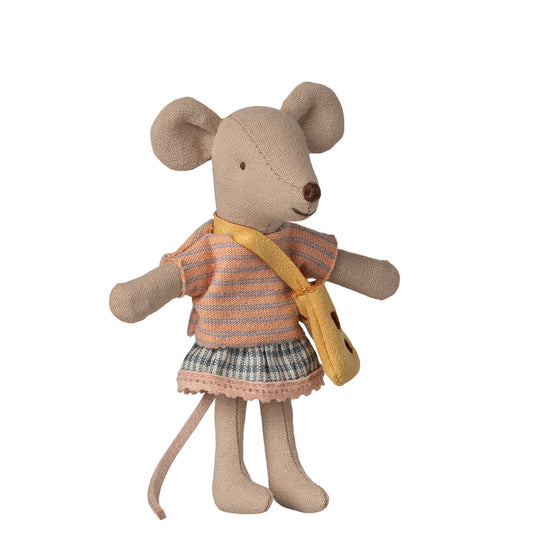 Maileg Little Sister Mouse
with Bag