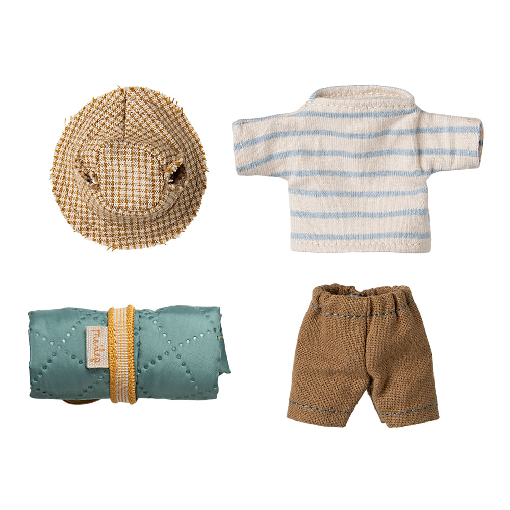 Maileg Hiker Mouse Big
Brother Stripes