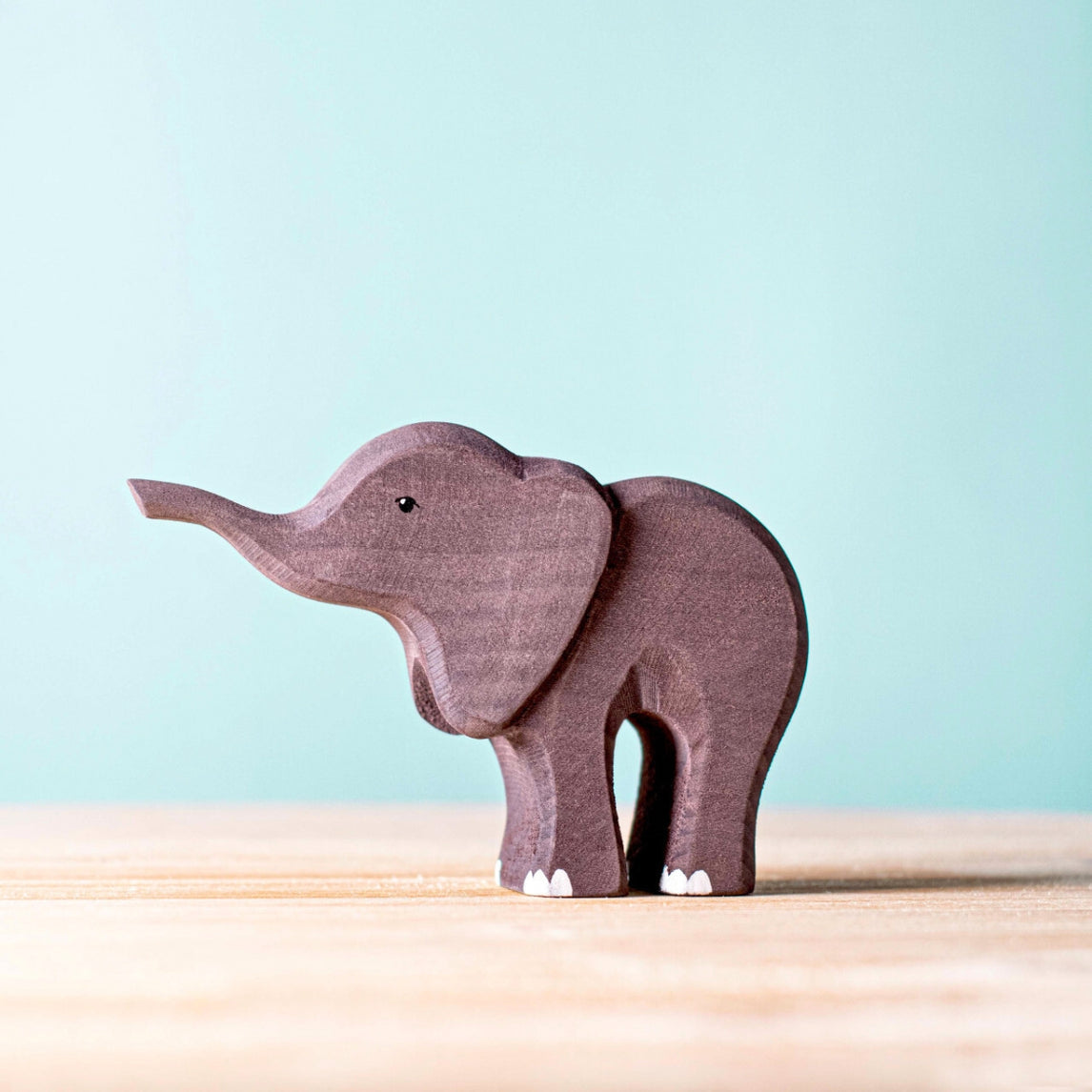 Bumbu Toys Romania Wooden Animal - Elephant Calf