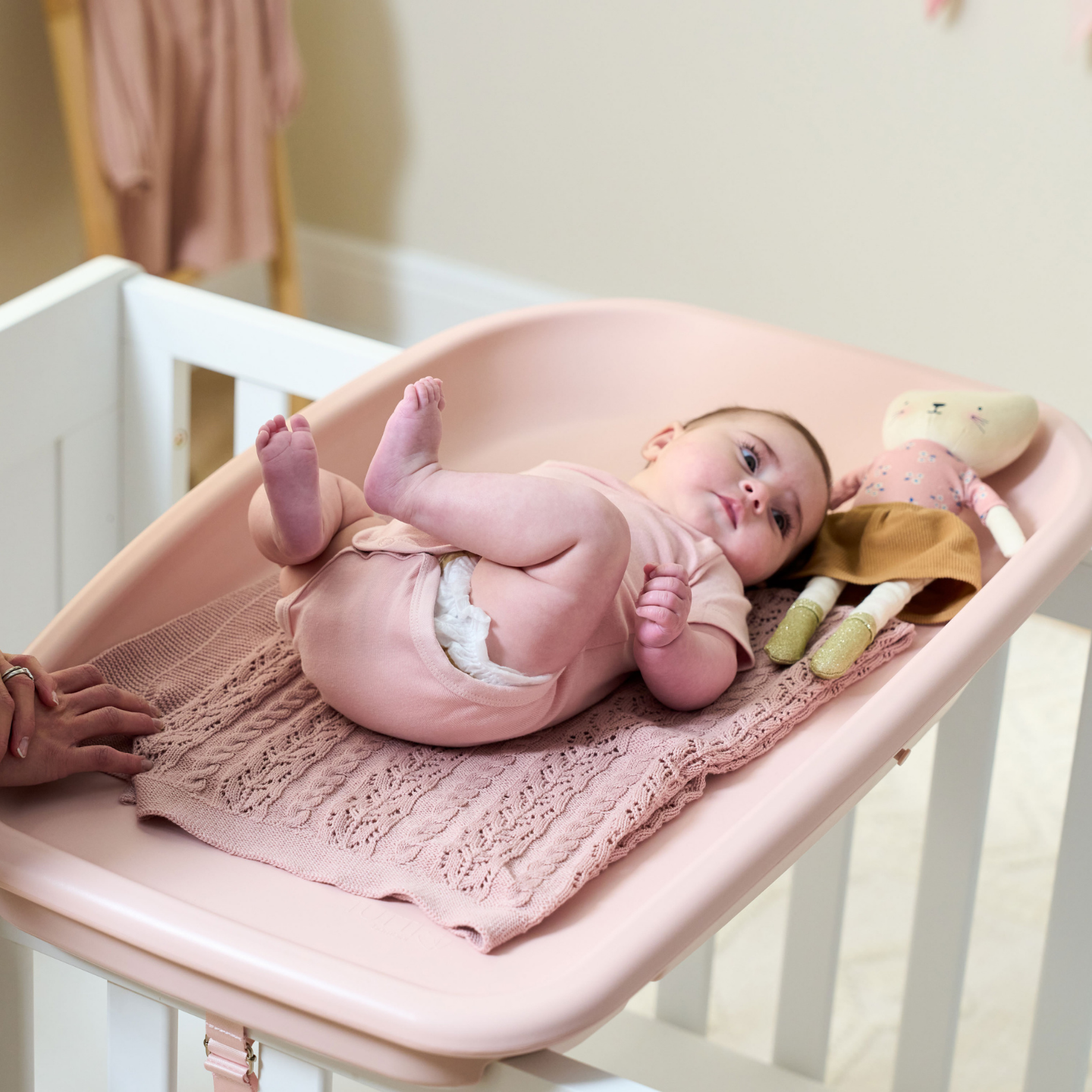 Cushi Baby Changing Mat - Petal