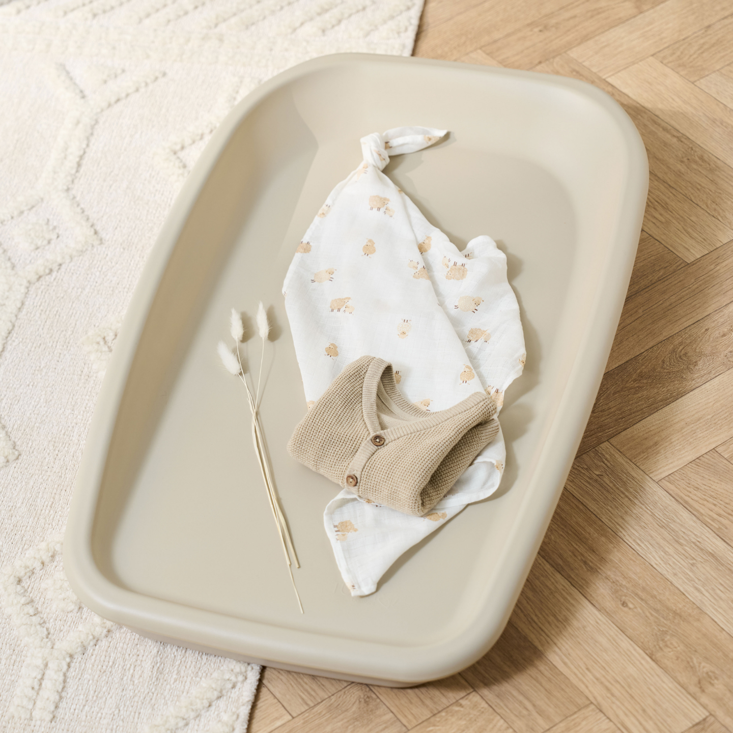 Cushi Baby Changing Mat - Cashmere