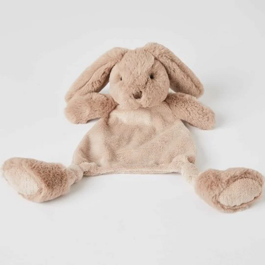 Jiggle & Giggle Taupe Bunny Comforter