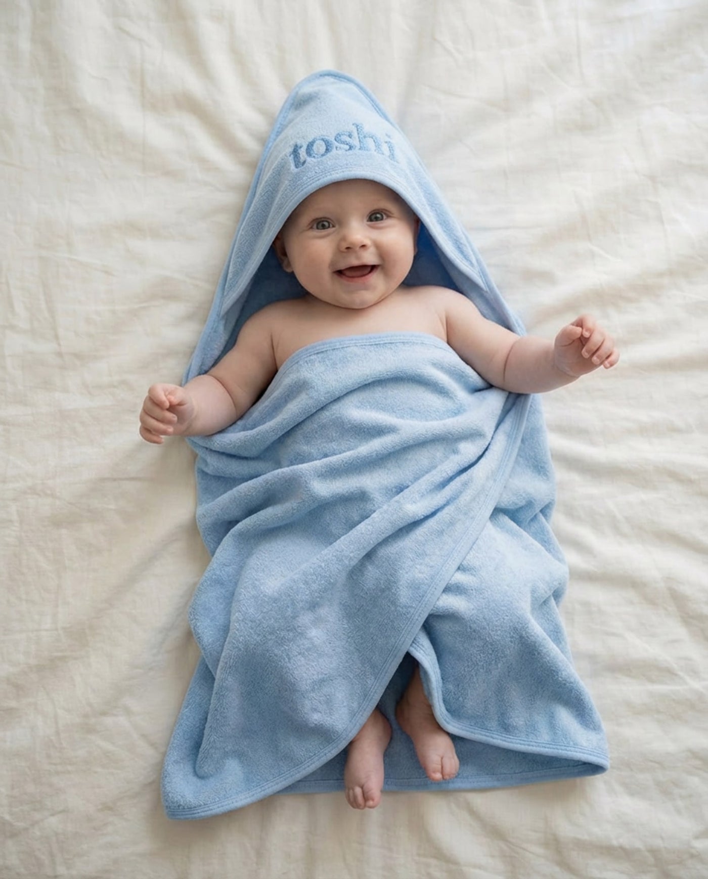 Toshi Hooded Baby Bath Towel