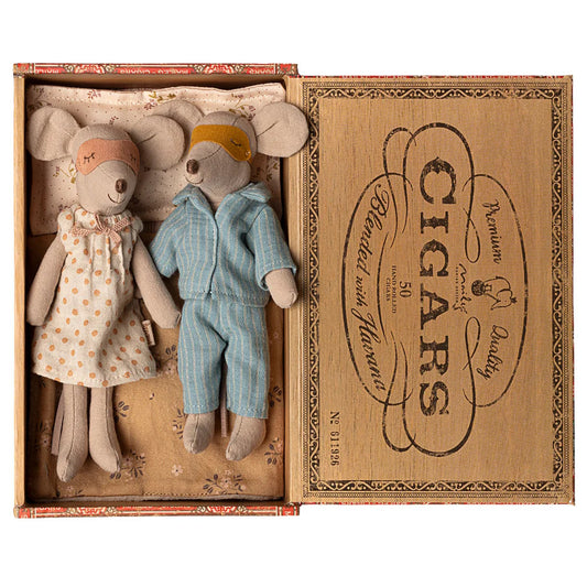 Maileg Grandma and Grandpa Mice in Box