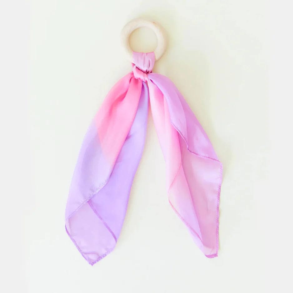 Sarah's Silks Silk and Wood Teether