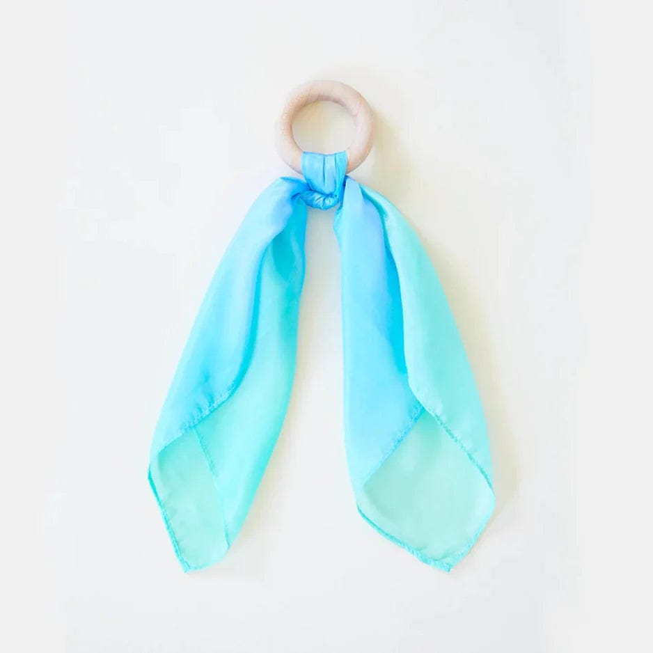 Sarah's Silks Silk and Wood Teether