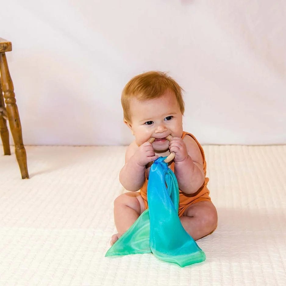 Sarah's Silks Silk and Wood Teether
