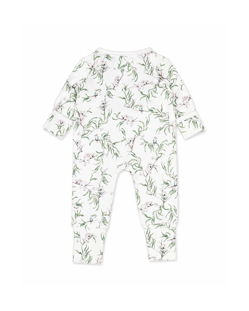 Bebe By Minihaha TAYLOR ORGANIC LS ZIPSUIT