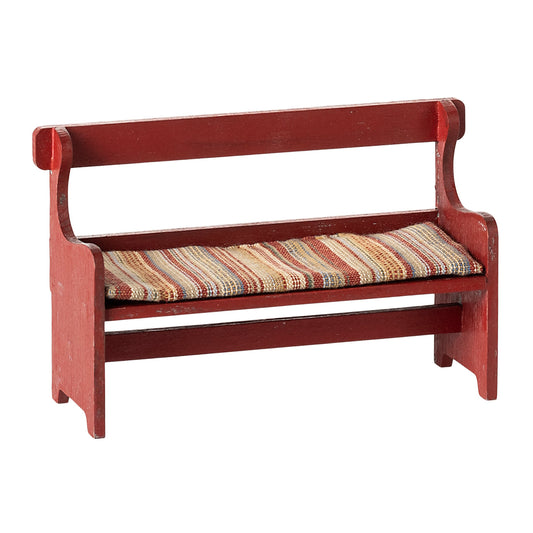 Maileg Bench Mouse Size - Red