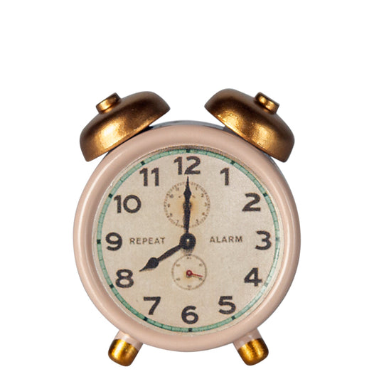 Maileg Alarm Clock Mouse Size - Powder
