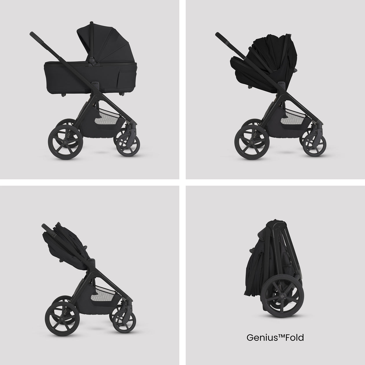 Cove 2 Onyx with Carrycot (6 piece) PRE-ORDER