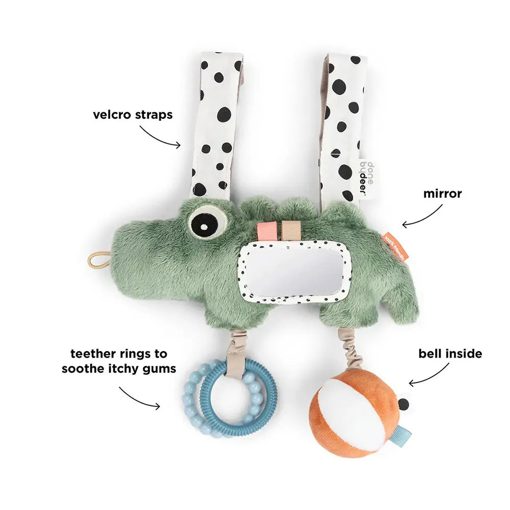 Done By Deer Hanging Activity Toy Croco baby toy