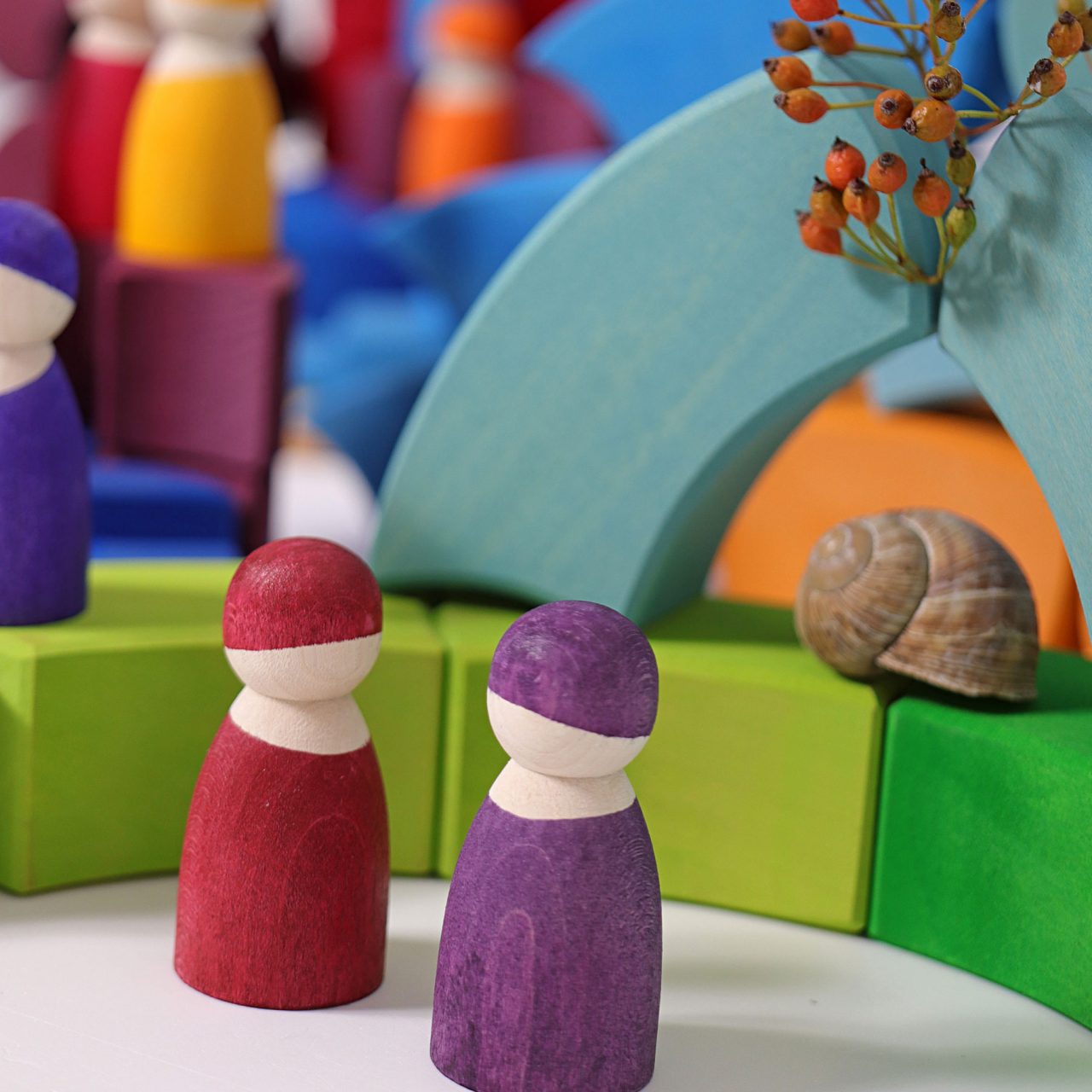 Grimm’s Counterrotating Step Spiral