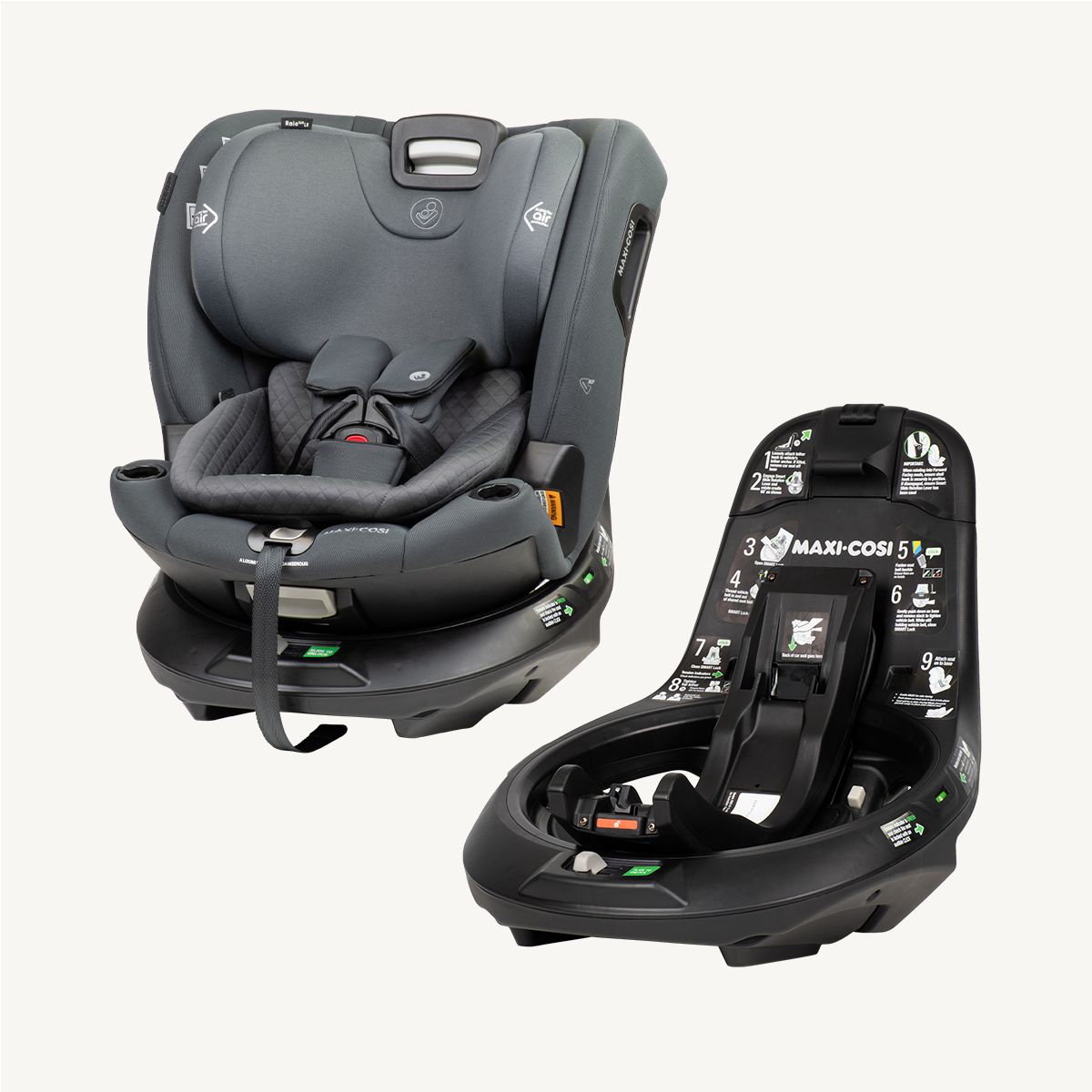 Maxi Cosi Raia LX 360 Rotating Car Seat + Raia LX Spare Base