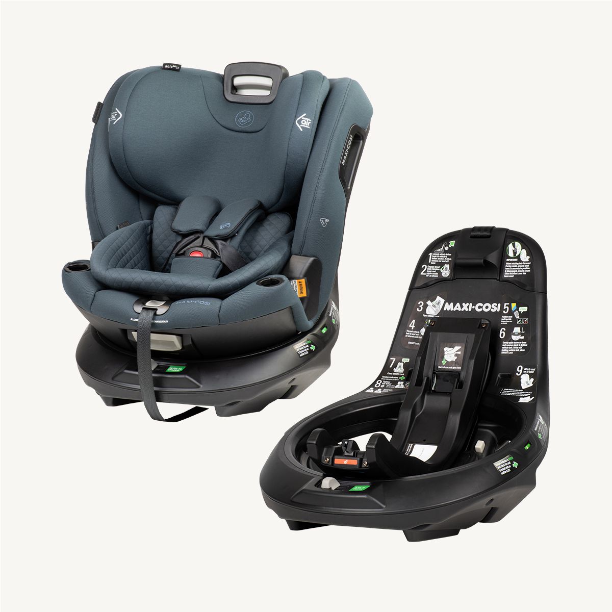 Maxi Cosi Raia LX 360 Rotating Car Seat + Raia LX Spare Base