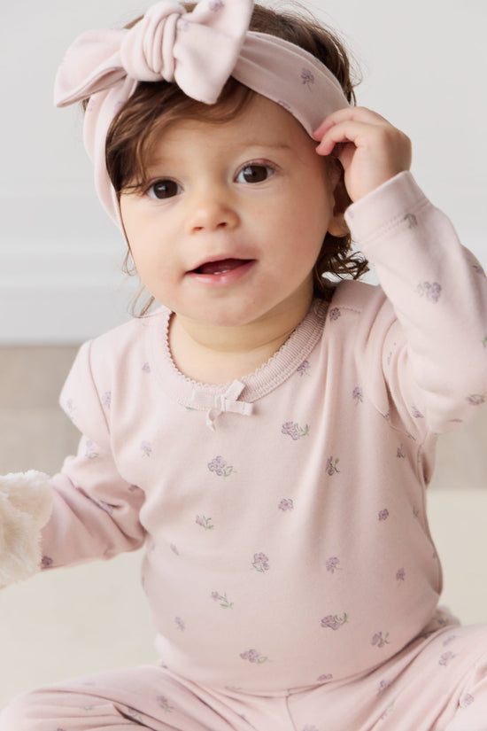 Jamie Kay - Organic Cotton Headband - Meredith Violet - Baby