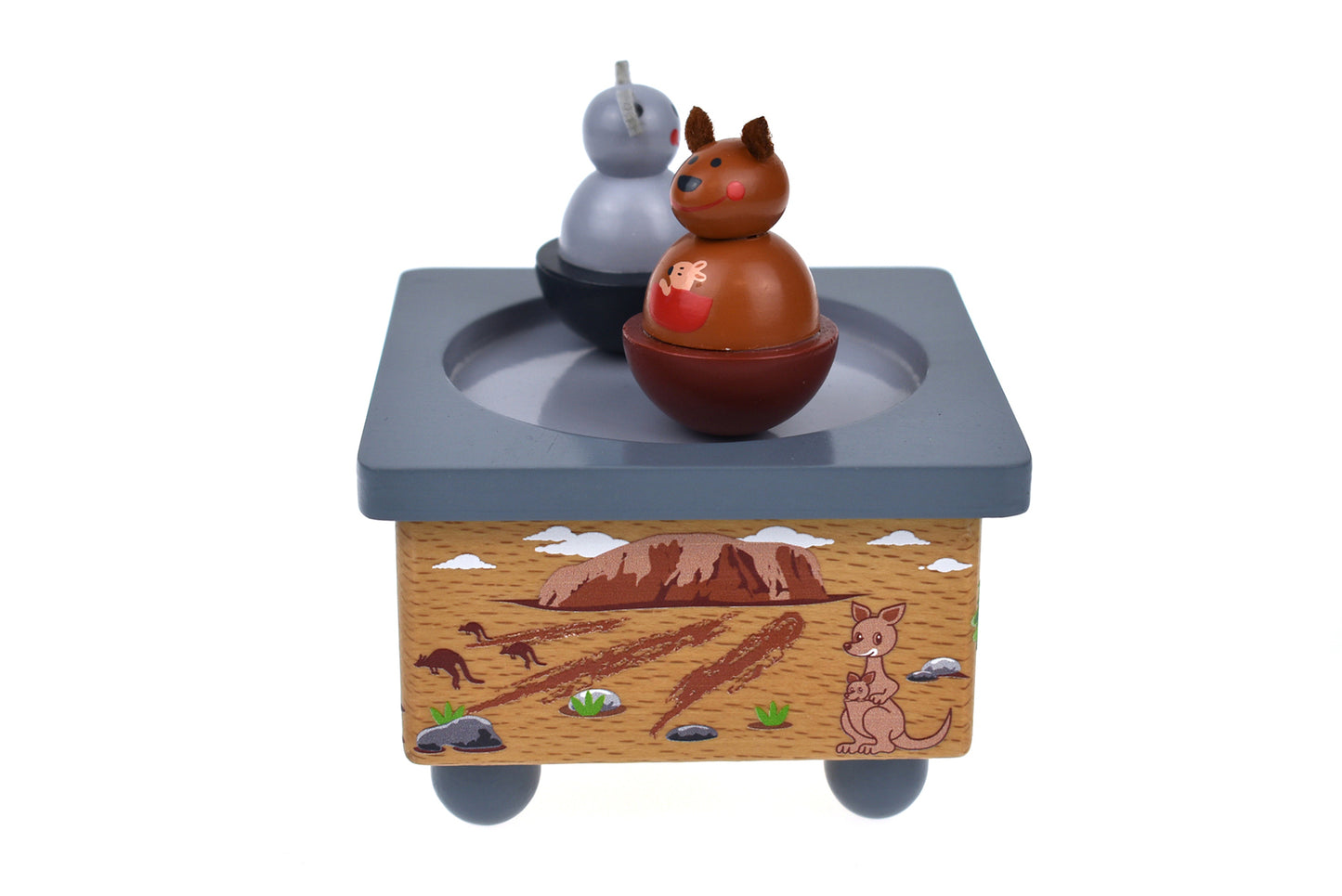 KOALA & KANGAROO WOODEN MUSIC BOX