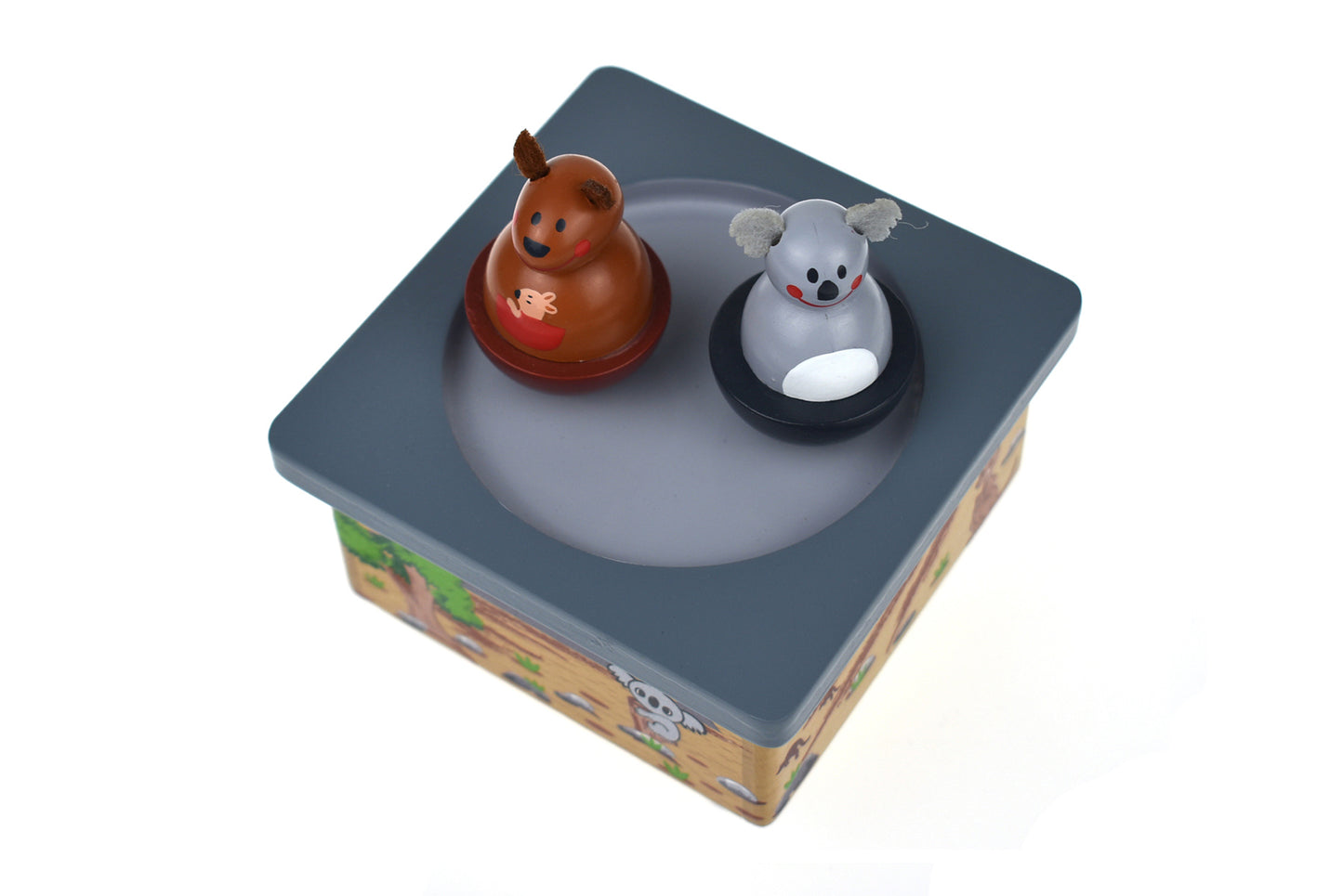 KOALA & KANGAROO WOODEN MUSIC BOX