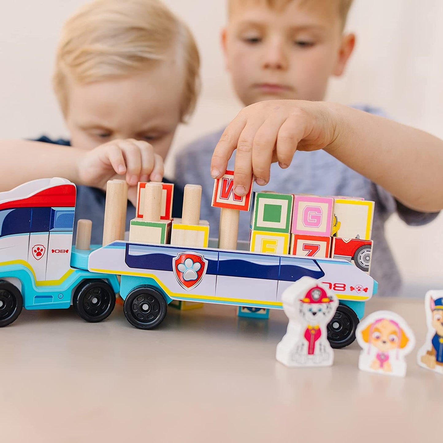 Melissa & Doug - Paw Patrol - ABC Wooden Block Truck