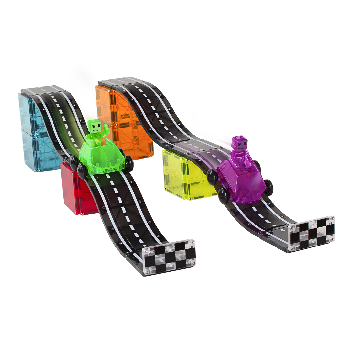 MAGNA-TILES - Downhill Duo - 40 Piece Set