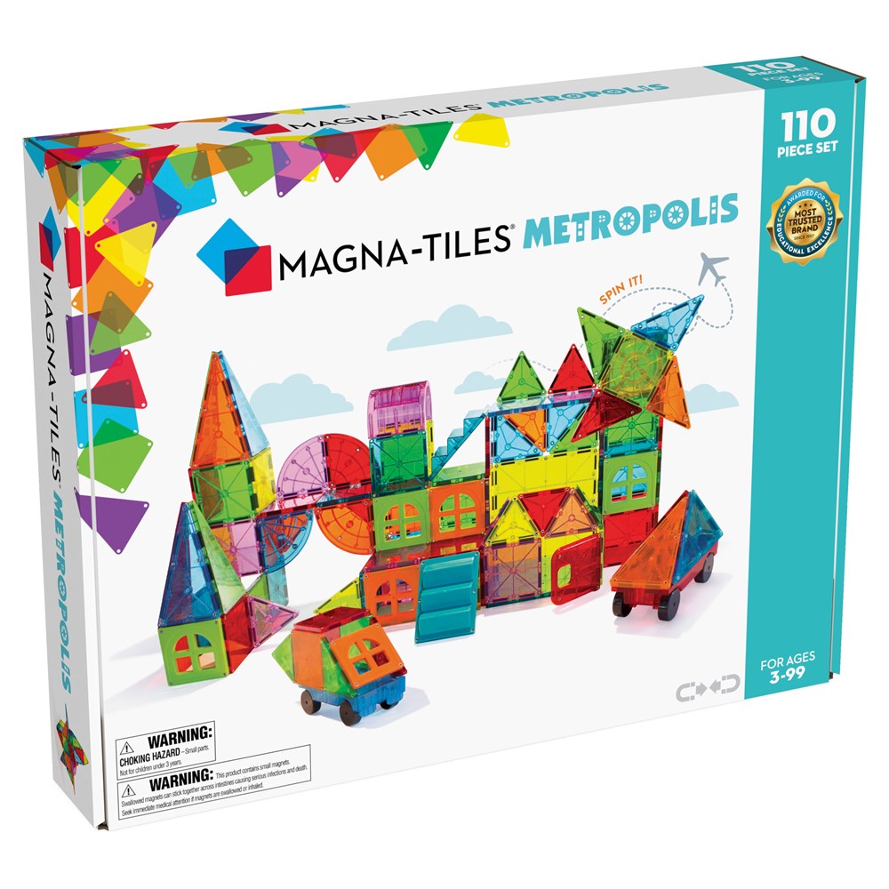 Imperfect packaging MAGNA-TILES - METROPOLIS - 110 PIECE SET