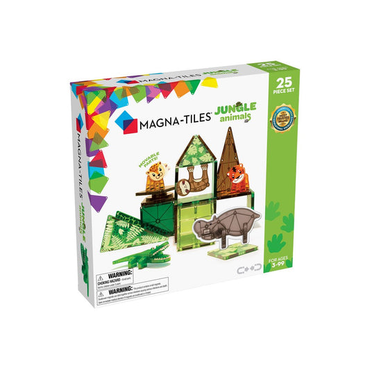 MAGNA-TILES - JUNGLE ANIMALS - 25 PIECE SET