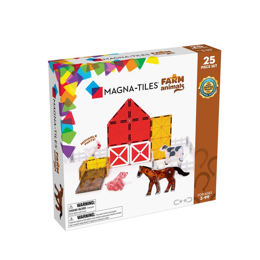 MAGNA-TILES - FARM ANIMALS - 25 PIECE SET