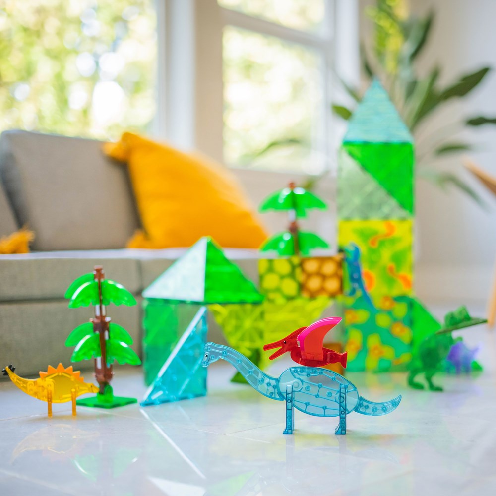 MAGNA-TILES - DINO WORLD XL - 50 PIECE SET