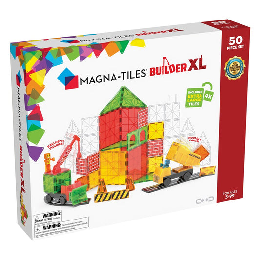 MAGNA-TILES - Builder XL - 50 Piece Set