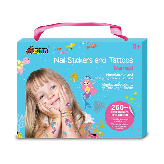 Nail Stickers and Tattoos - Mermaids