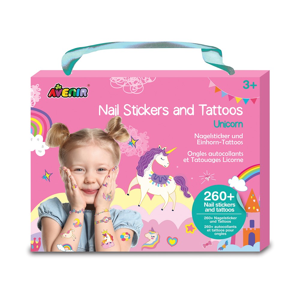 Nail Stickers and Tattoos - Unicorns