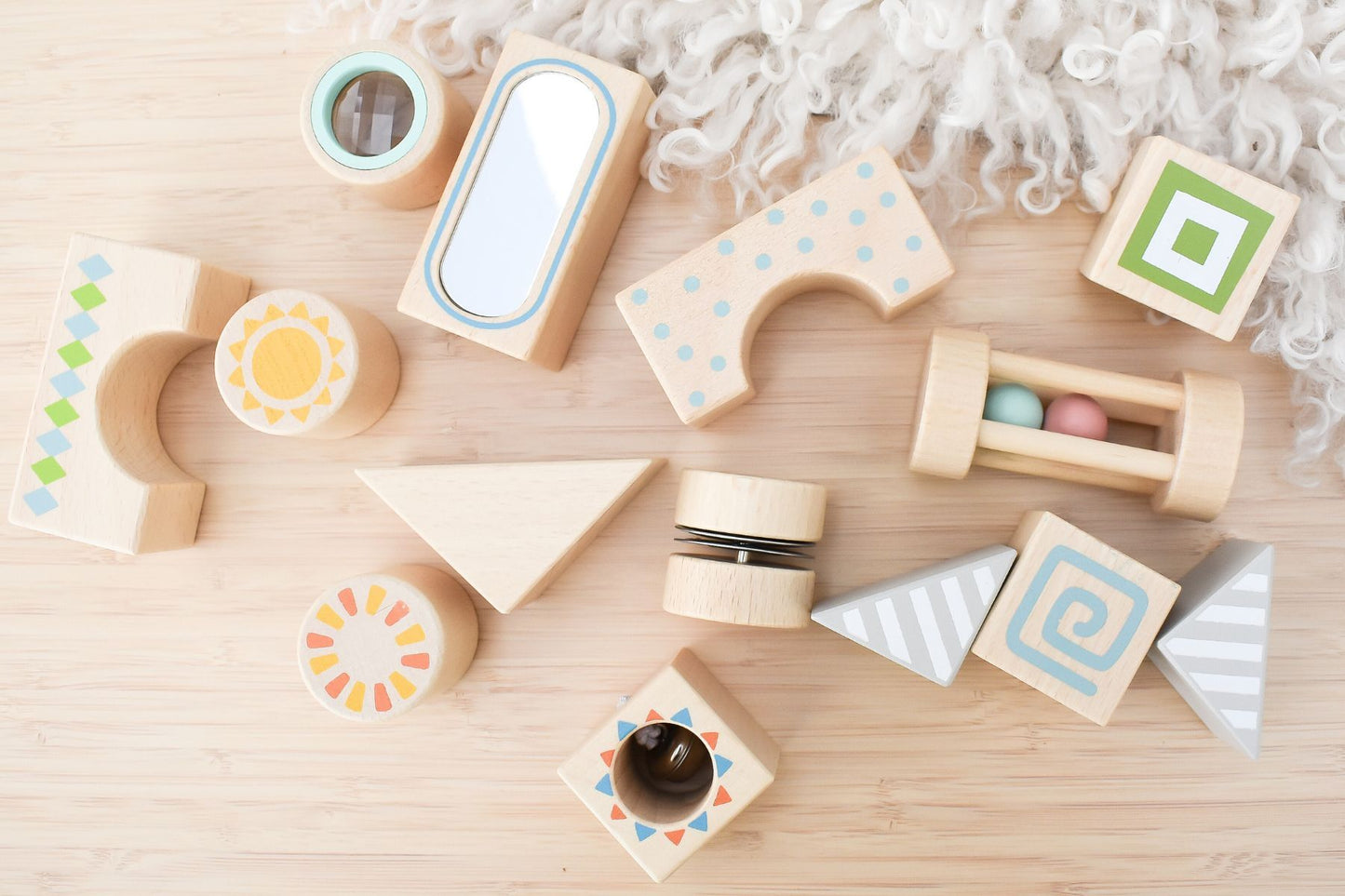 Calm & Breezy Multifunction Wooden Sensory Blocks