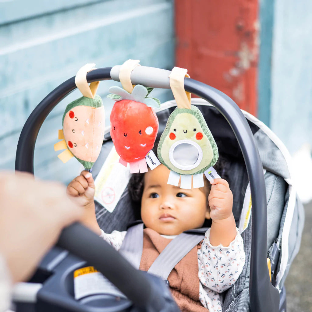 Pearhead Stroller Toy Set of 3 - Fruit