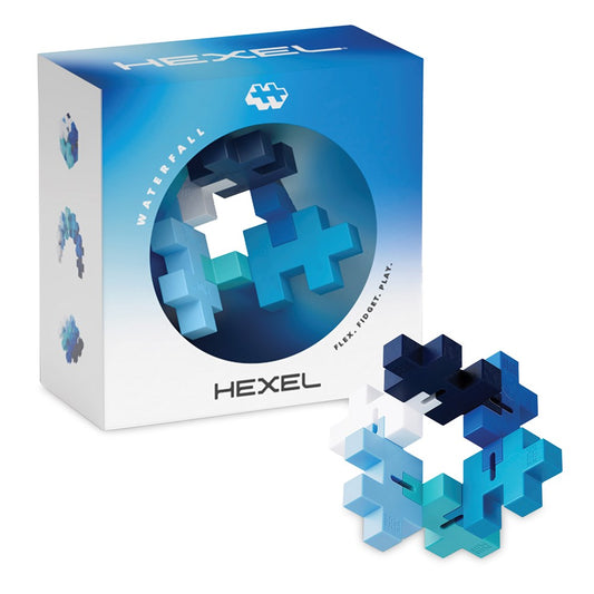 PLUS-PLUS - HEXEL FIDGET TOY - WATERFALL