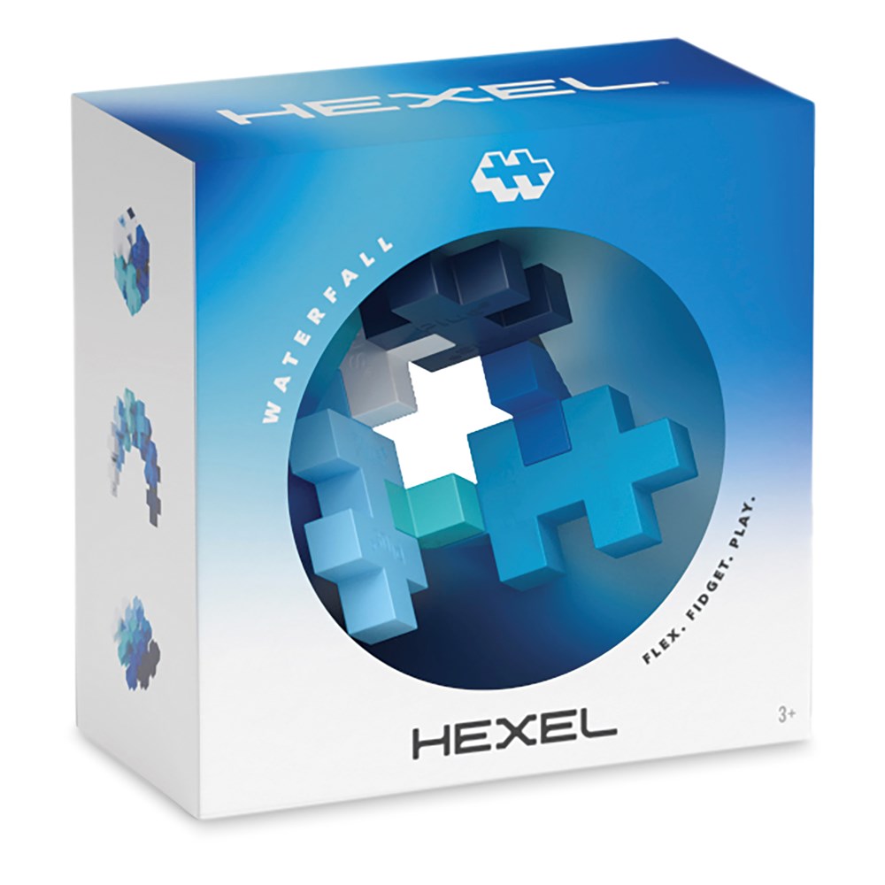 PLUS-PLUS - HEXEL FIDGET TOY - WATERFALL