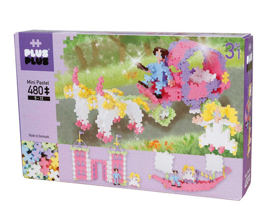 PLUS-PLUS - PASTEL - 480 PCS - 3IN1 - PRINCESS