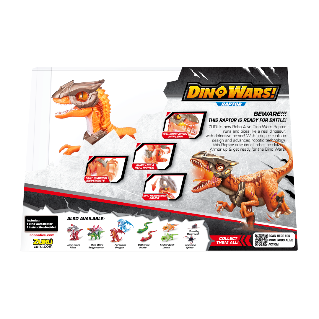ZURU Robo Alive Dino Wars Raptor
