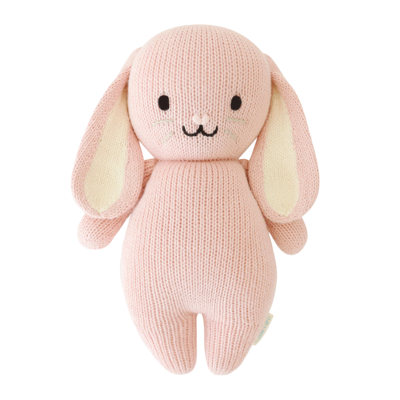 Cuddle + Kind Big Baby Bunny 10" - Rose