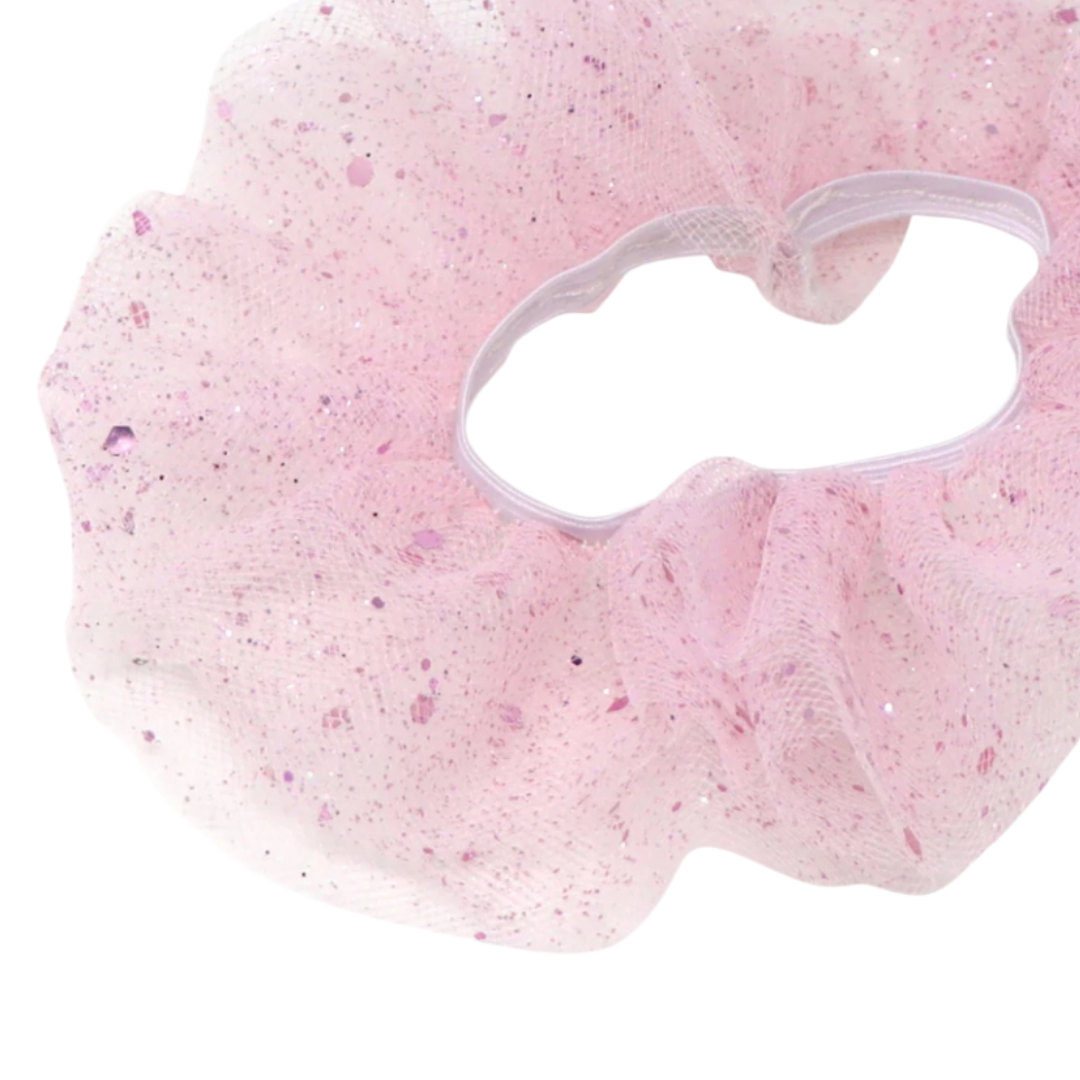 Ballerina Hair Scrunchie - Pink Poppy