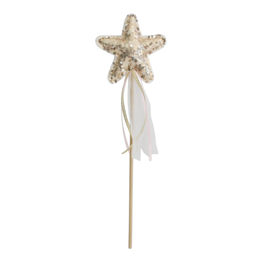 Alimrose Sequin Star Wand - Gold