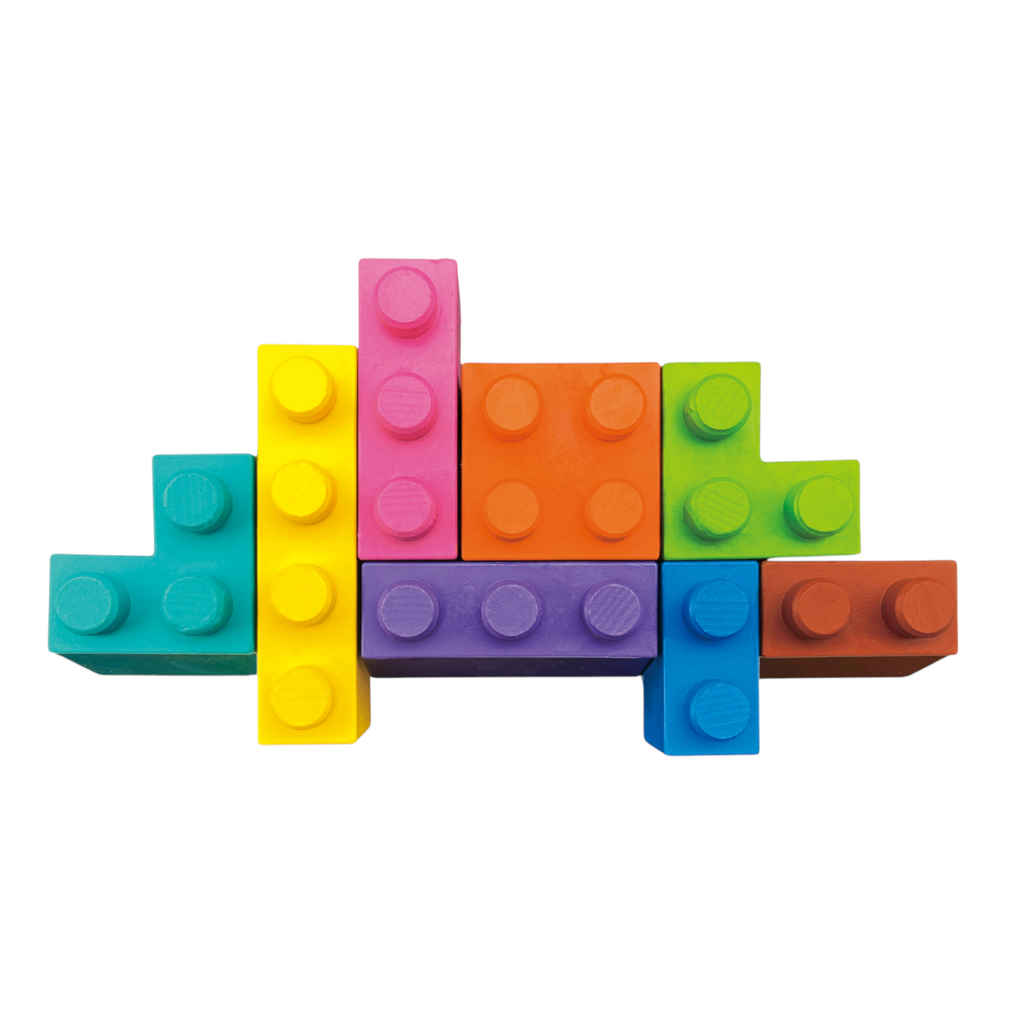 Dinosaur Block Crayons - Triceratops