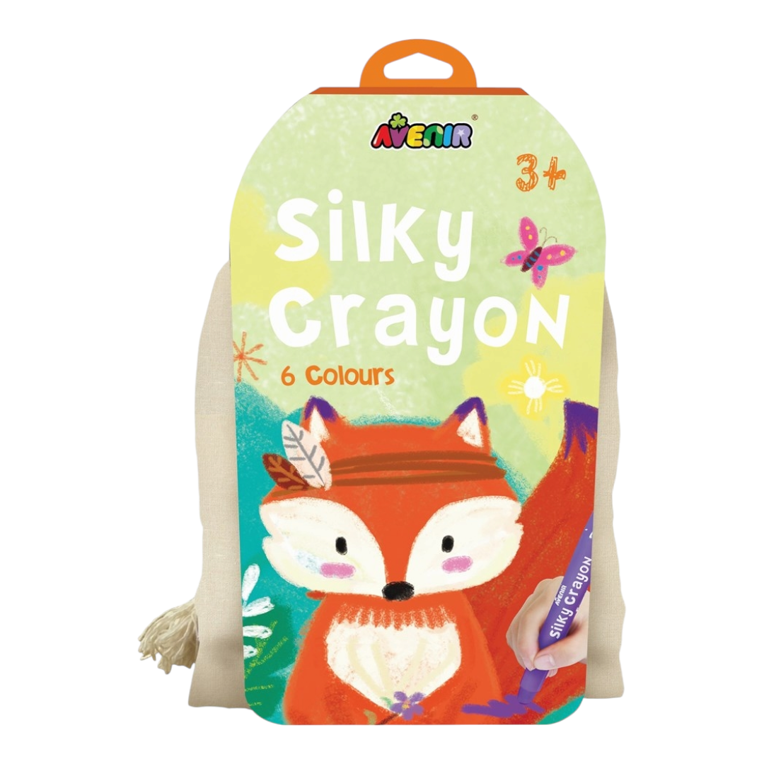 Silky Crayons In Canvas Bag - Fox