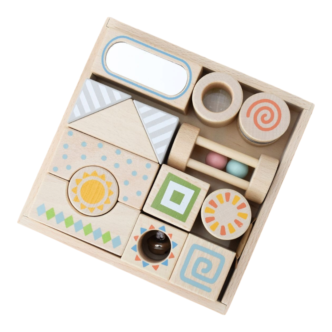 Calm & Breezy Multifunction Wooden Sensory Blocks