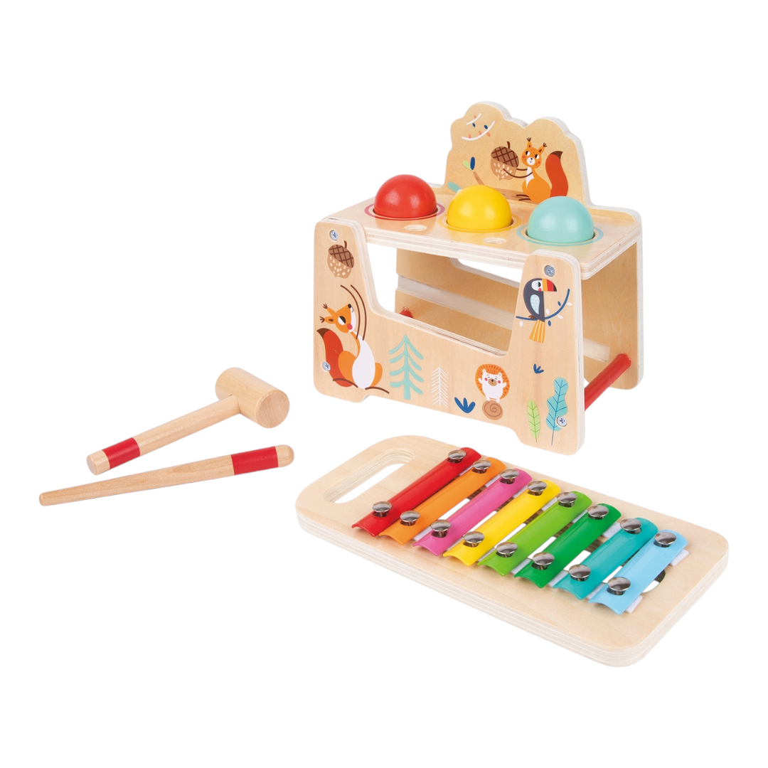 POUND & TAP BALL BENCH WITH XYLOPHONE