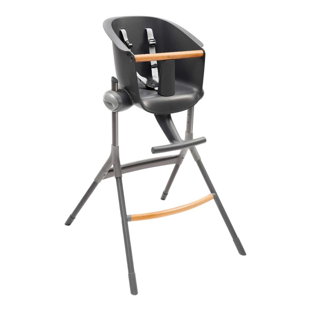 Beaba Up & Down High Chair - Mineral Grey