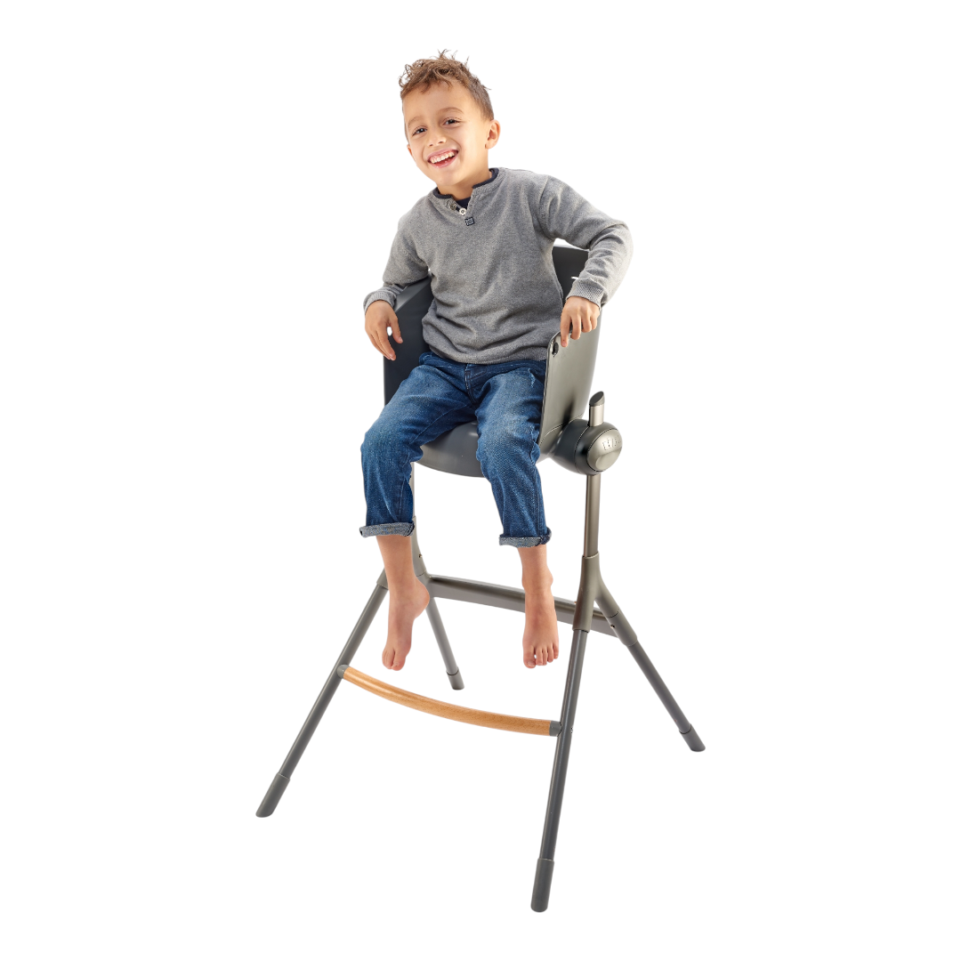 Beaba Up & Down High Chair - Mineral Grey